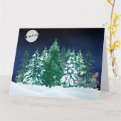 Weihnachtsglauben karte (Gelbe Blume)