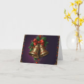 WEIHNACHTSGLÖCKCHEN KARTE (Gelbe Blume)