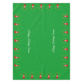 Weihnachtsglocke auf Small Green Tablecloth Tischdecke (Vorderseite)