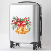 Weihnachtsglocke Aufkleber (Koffer)