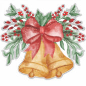 Weihnachtsglocke Aufkleber (Vorderseite)