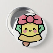 Weihnachtsglocke Button (Vorne & Hinten)