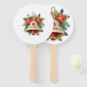 Weihnachtsglocke Fächer (Vorne und Hinten)