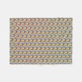 Weihnachtsglocke Fleecedecke (Vorderseite (Horizontal))