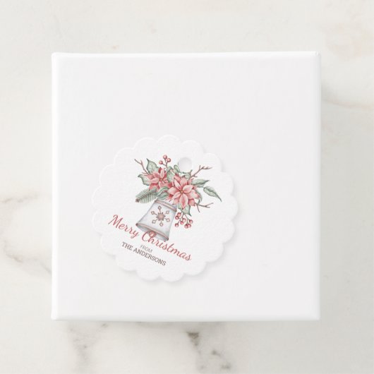 Weihnachtsglocke Geschenkanhänger (Beispiel)