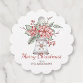 Weihnachtsglocke Geschenkanhänger (Rückseite)