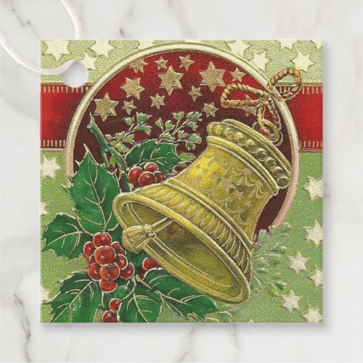 Weihnachtsglocke Geschenkanhänger (Vorderseite)