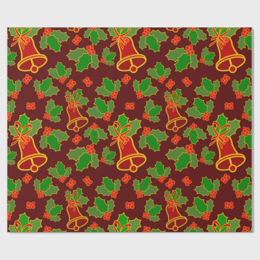 Weihnachtsglocke Geschenkpapier (Flach)