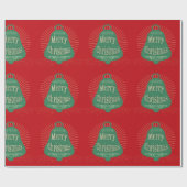 Weihnachtsglocke Geschenkpapier (Flach)