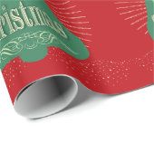 Weihnachtsglocke Geschenkpapier (Rolleneckpunkt)