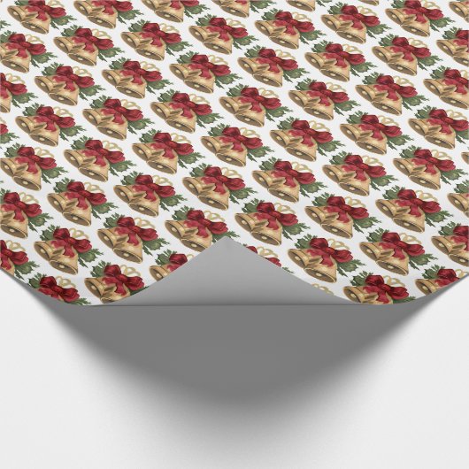Weihnachtsglocke Geschenkpapier (Ecke)