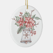 Weihnachtsglocke Keramik Ornament (Rechts)