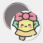 Weihnachtsglocke Magnet (Vorderseite/Rückseite)