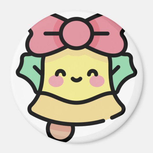 Weihnachtsglocke Magnet (Vorne)