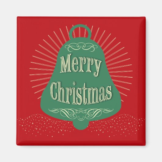Weihnachtsglocke Magnet (Vorne)