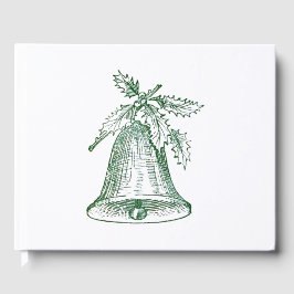 Weihnachtsglocke mit Holly Gästebuch