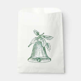 Weihnachtsglocke mit Holly Geschenktütchen