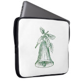 Weihnachtsglocke mit Holly Laptopschutzhülle (Vorne Rechts)