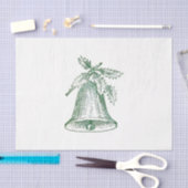 Weihnachtsglocke mit Holly Seidenpapier (Handwerk)
