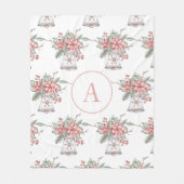 Weihnachtsglocke Monogram Fleece Blanket (Vorderseite)