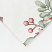 Weihnachtsglocke Monogram Fleece Blanket (Ecke)