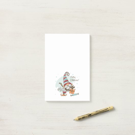 Weihnachtsglocke Post-it Klebezettel (Auf Schreibtisch)