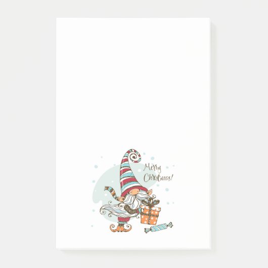 Weihnachtsglocke Post-it Klebezettel (Vorderseite)