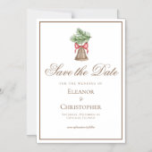 Weihnachtsglocke Save the Date Magneteinladung (Vorderseite)