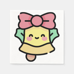 Weihnachtsglocke Serviette