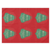 Weihnachtsglocke Tischdecke (Vorderseite (Horizontal))