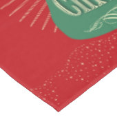 Weihnachtsglocke Tischdecke (Schrägansicht)