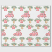 Weihnachtsglocke und -baum geschenkpapier (Flach)