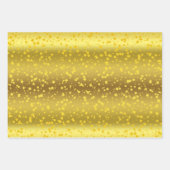 Weihnachtsglocke und Bow Wrapping Paper Sheets Geschenkpapier Set (Vorderseite 2)