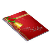 Weihnachtsglocke und Ribbon Notizblock (Rechte Seite)