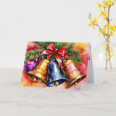 Weihnachtsglocken, 3, Aquarellbilder Karte (Gelbe Blume)