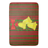 Weihnachtsglocken Badematte (Vorderseite Vertikal)