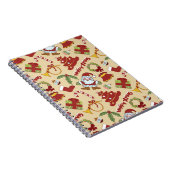 Weihnachtsglocken, Baum und Santa-Clubs Notizblock (Rechte Seite)