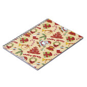 Weihnachtsglocken, Baum und Santa-Clubs Notizblock (Linke Seite)