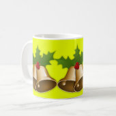 Weihnachtsglocken Coffee Mag Kaffeetasse (Vorderseite Links)