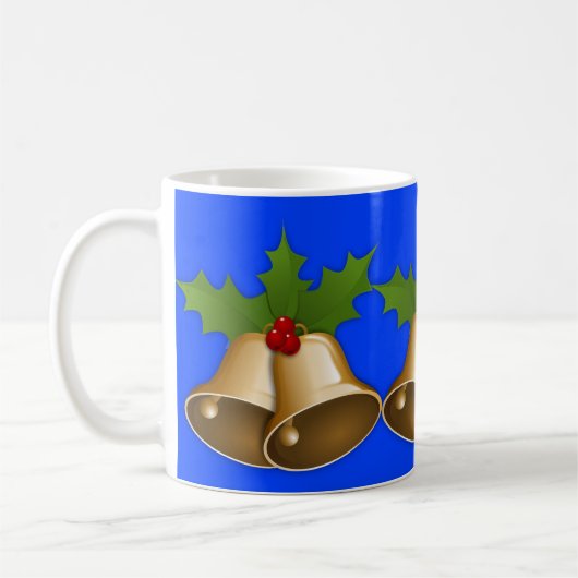 Weihnachtsglocken Coffee Mag Kaffeetasse (Links)