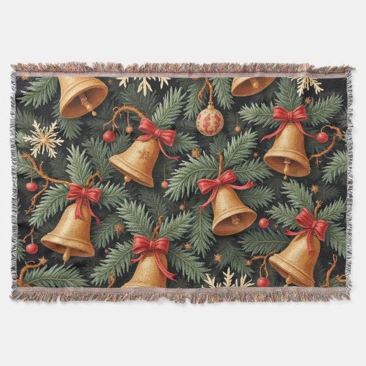 Weihnachtsglocken, Dekoratives Weihnachtsmuster, Decke (Vorderseite)