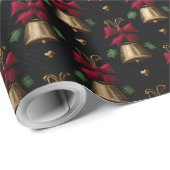Weihnachtsglocken | Feiertag G Geschenkpapier (Rolleneckpunkt)