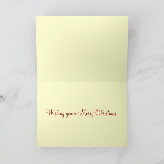 Weihnachtsglocken Feiertagskarte (Innenseite)