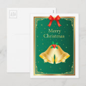 Weihnachtsglocken Feiertagspostkarte (Vorne/Hinten)