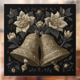 Weihnachtsglocken Fensteraufkleber