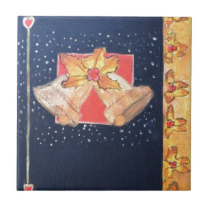 Weihnachtsglocken Fliese