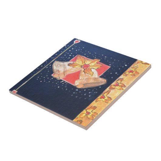 Weihnachtsglocken Fliese (Seite)