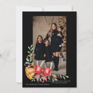 Weihnachtsglocken Foto Weihnachtskarte Feiertagskarte