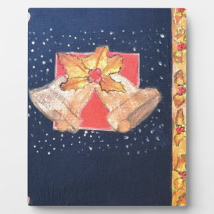 Weihnachtsglocken Fotoplatte