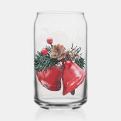 Weihnachtsglocken gedruckt Dosenglas (Vorderseite)